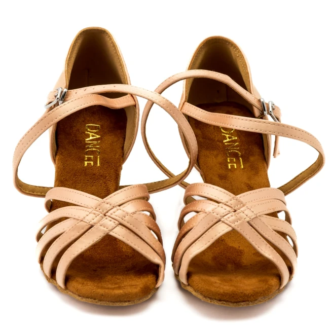 Dancee Lily, dámske latinky - Flesh satin WJ Dancee Lily, dámske latinky - Flesh satin WJ