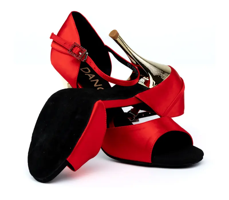 Dancee Tereza, dámske topánky na Tango - Červená - red