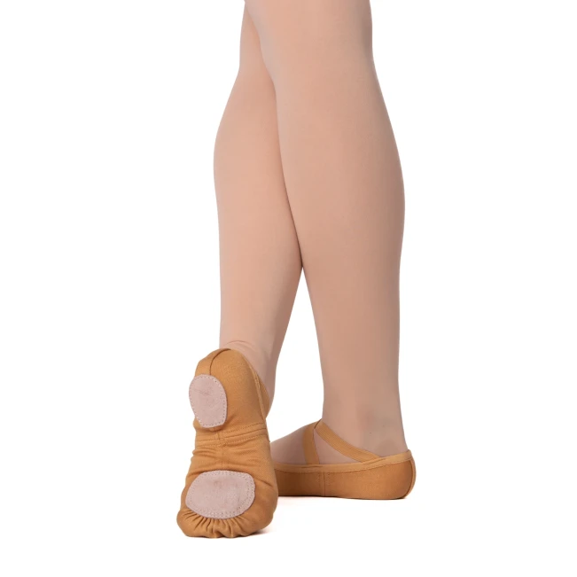 Dancee Pro stretch, dámske elastické baletné cvičky Dancee Pro stretch, dámske elastické baletné cvičky - Telová - tan
