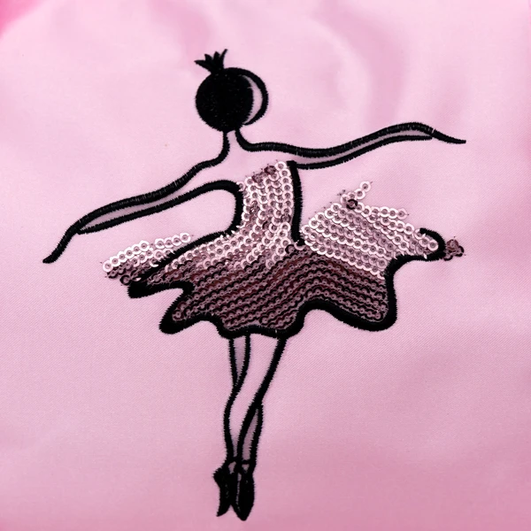 Capezio, dievčenská taška s flitrovanou baletkou