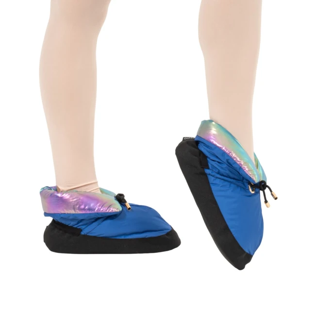 Capezio Mini Glam Warmup booties, dievčenská obuv na zahriatie 