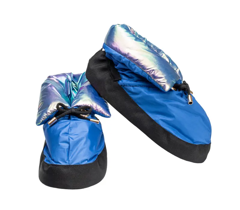 Capezio  Ballroom Warmup booties, obuv na zahriatie - Metalic dúha