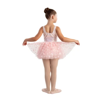 Capezio Monarch dress, dievčenský baletný dres so sukničkou - Ružová- pink