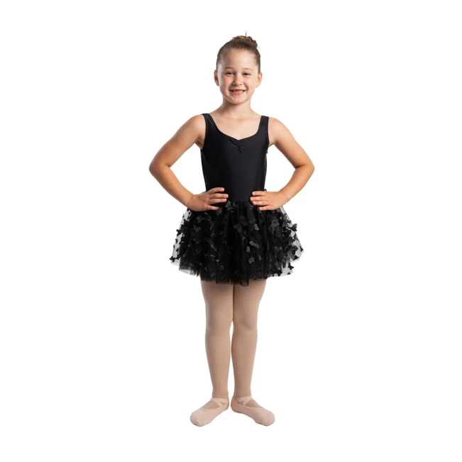 Capezio Monarch dress, dievčenský baletný dres so sukničkou Capezio Monarch dress, dievčenský baletný dres so sukničkou