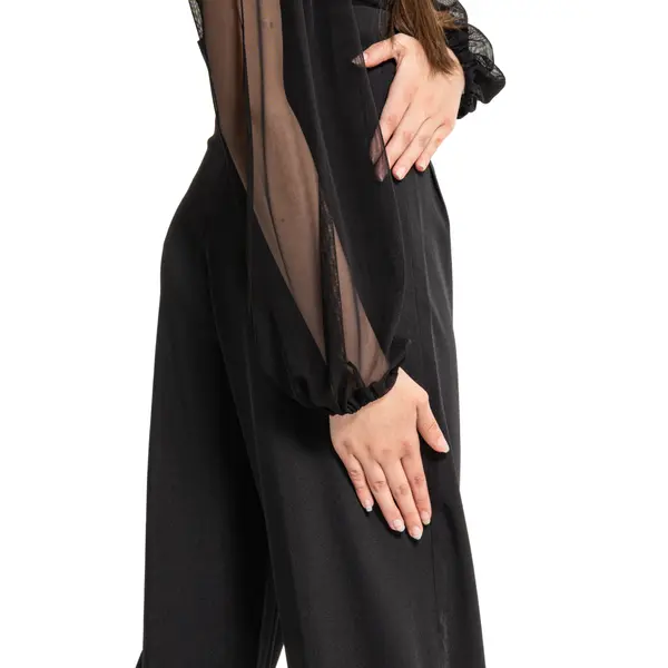 FSD Kamila mesh, dievčenské body so sieťovanými rukávmi