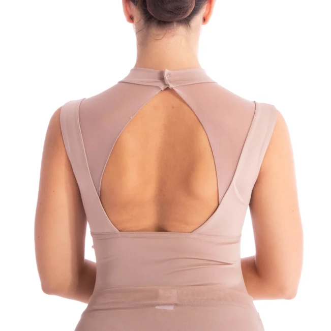 Dansez Vous Olga, dámsky baletný dres - Moka DV Dansez Vous Olga, dámsky baletný dres - Moka DV
