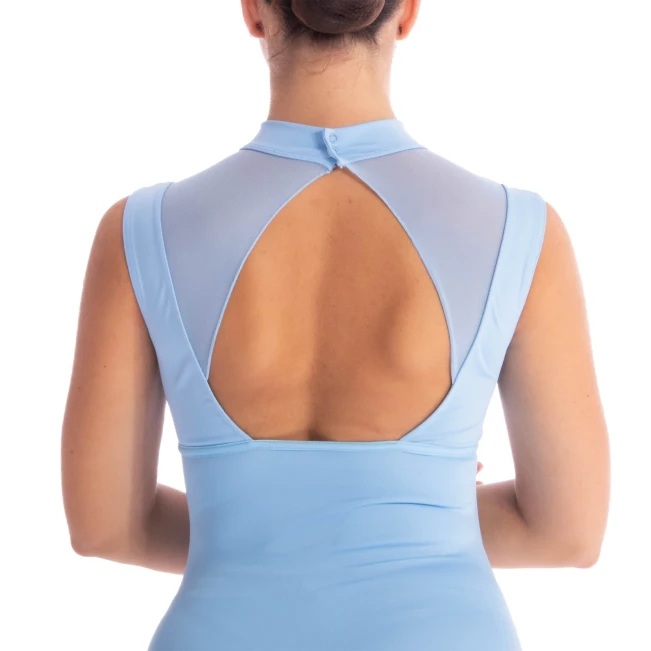 Dansez Vous Olga, dámsky baletný dres - Denim Blue