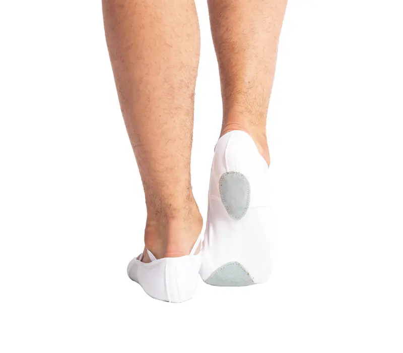 Dansez Vous Vanie, chlapčenské elastické baletné cvičky - Biela