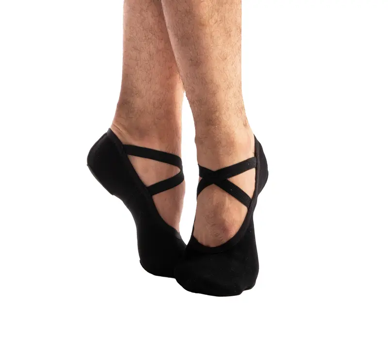 Dansez Vous Vanie, chlapčenské elastické baletné cvičky Dansez Vous Vanie, chlapčenské elastické baletné cvičky - Čierna