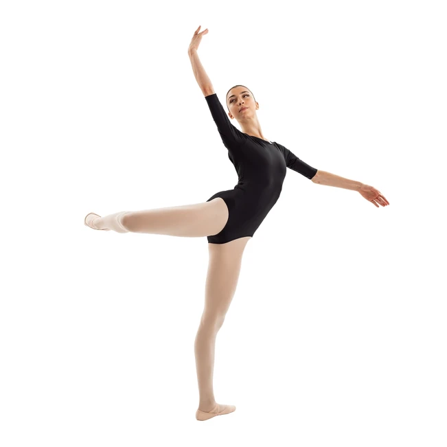 Capezio Essential boatneck, dres pre dámy s 3/4 rukávom Capezio Essential boatneck, dres pre dámy s 3/4 rukávom