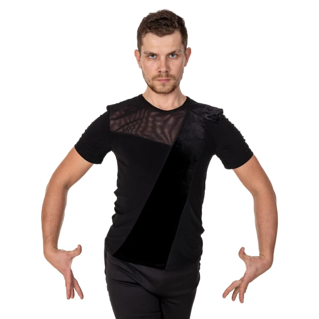 Pánske tričko na spoločenský tanec Basic Pánske tričko na spoločenský tanec Basic