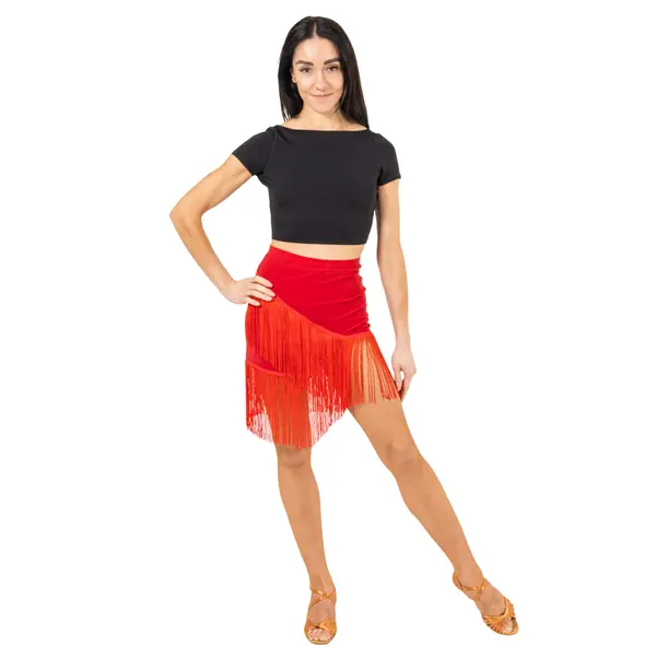 Capezio Clover Crop Top, dámsky latino top 