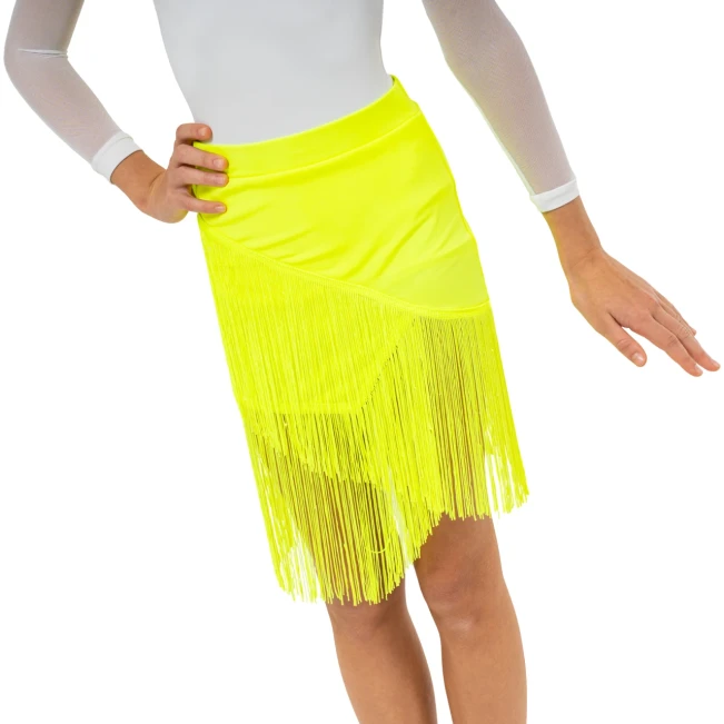 FSD Basic lycra, dievčenská strapcová sukňa na latino FSD Basic lycra, dievčenská strapcová sukňa na latino