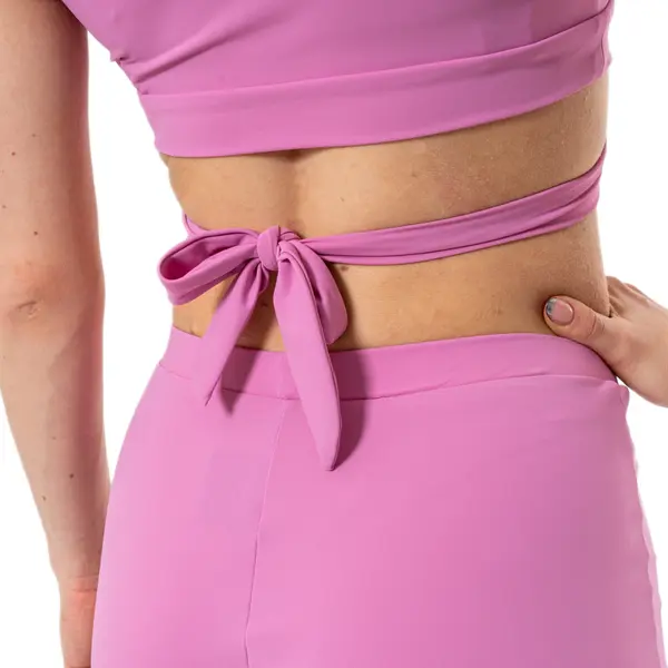 Benita, dámsky top s krátkym rukávom a s viazaním