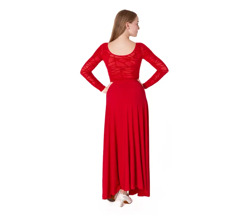 FSD tréningová sukňa na štandard  - Červená - red
