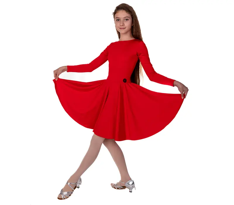 FSD Agnes, dievčenské šaty  - Červená - red