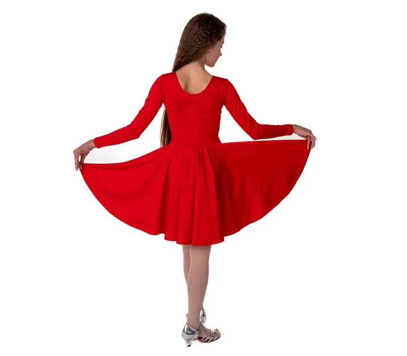 FSD Agnes, dievčenské šaty  - Červená - red