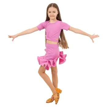 FSD Benita, top s krátkym rukávom a s viazaním pre dievčatá