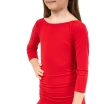 FSD Olívia, dievčenské latino šaty - Červená - red