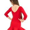 FSD Olívia, dievčenské latino šaty - Červená - red