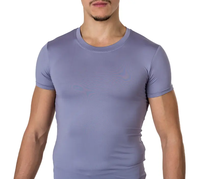 Aaron, pánske tričko - Sivá - grey