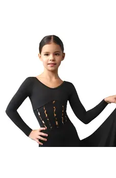 Grand Prix Daisy, dievčenské body s dlhým rukávom 