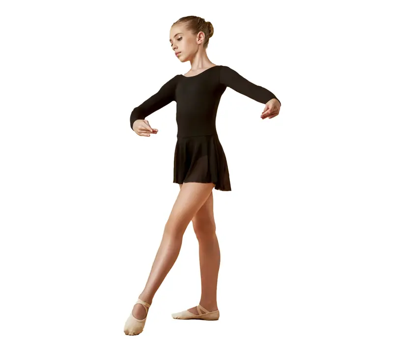 Domenica, dres s dlhým rukávom a so sukničkou - Čierna Domenica, dres s dlhým rukávom a so sukničkou - Čierna