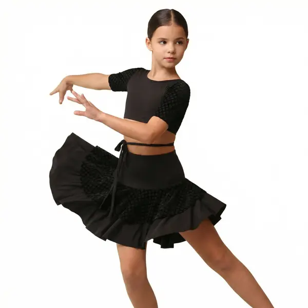 Grand Prix Iona Mini Noir, dievčenský top na zavinovanie Grand Prix Iona Mini Noir, dievčenský top na zavinovanie