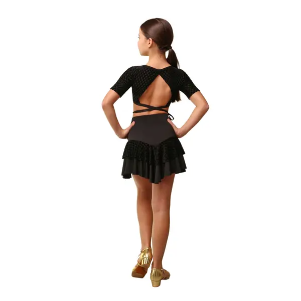 Grand Prix Iona Mini Noir, dievčenský top na zavinovanie Grand Prix Iona Mini Noir, dievčenský top na zavinovanie