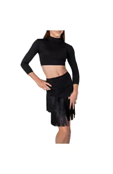 Kaia fringe, dievčenská sukňa so strapcami