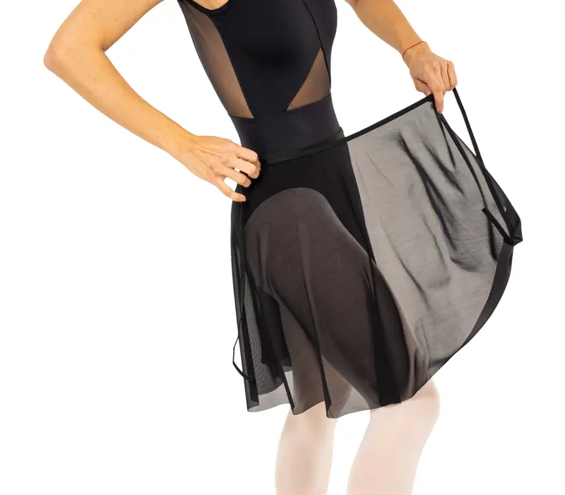 Symphony Oliveria, sukňa na zaväzovanie ku kolenám - Čierna Symphony Oliveria, sukňa na zaväzovanie ku kolenám - Čierna