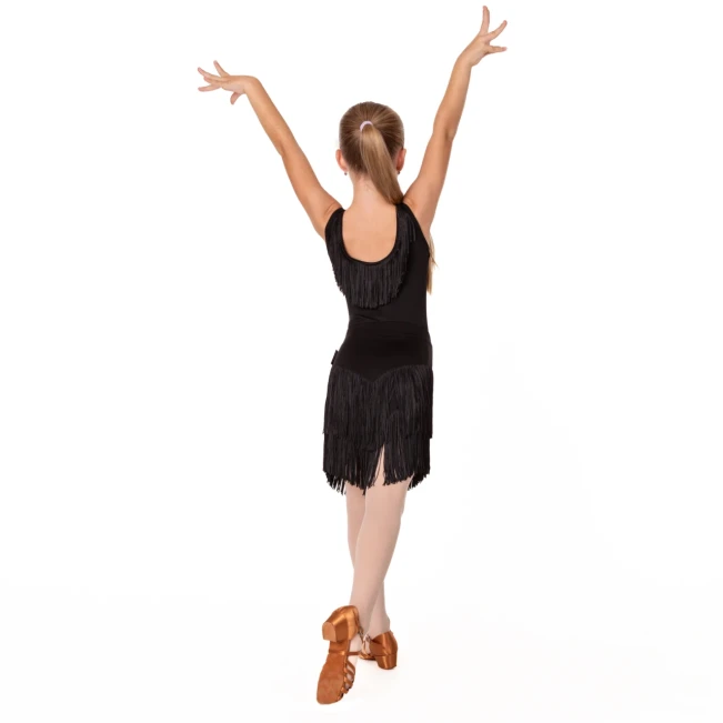Grand Prix Pomp, dres na hrubé ramienka so strapcami pre dievčatá Grand Prix Pomp, dres na hrubé ramienka so strapcami pre dievčatá