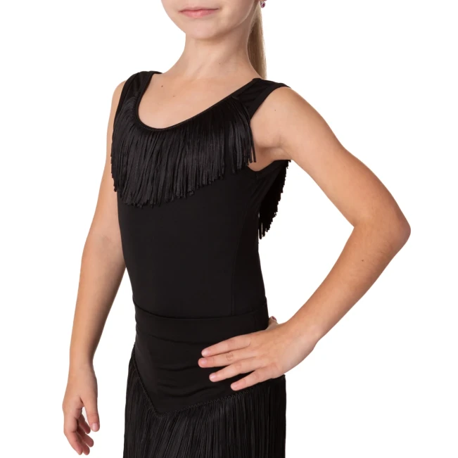 Grand Prix Pomp, dres na hrubé ramienka so strapcami pre dievčatá Grand Prix Pomp, dres na hrubé ramienka so strapcami pre dievčatá