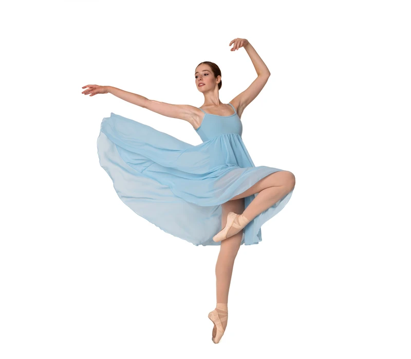 Capezio Empire baletné šaty pre ženy - Modrá svetlo Capezio