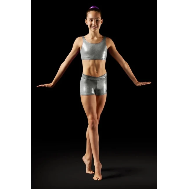 Bloch Leos Foil V-front Short, detské šortky Bloch Leos Foil V-front Short, detské šortky