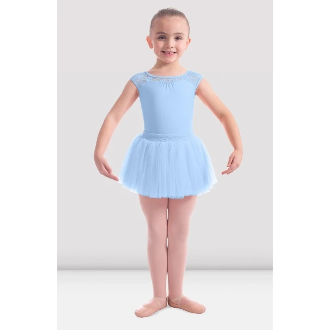 Mirella Daidy, dres pre dievčatá s čipkou - Modrá - blue Mirella Daidy, dres pre dievčatá s čipkou - Modrá - blue