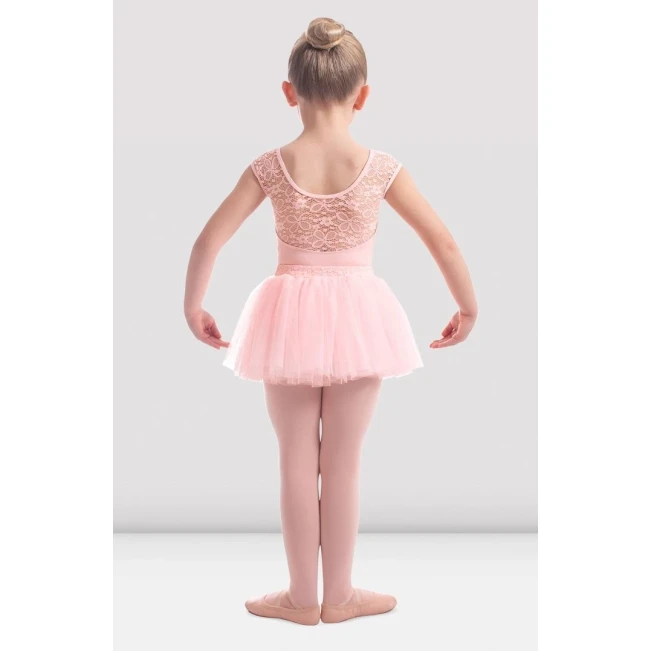 Mirella Daidy, dres pre dievčatá s čipkou - Ružová - light pink Mirella Daidy, dres pre dievčatá s čipkou - Ružová - light pink