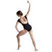 Mirella Black cap sleeve leotard, dámsky dres Mirella Black cap sleeve leotard, dámsky dres