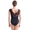 Mirella Pleated Bod Cap sleeve leotard M5096LM, dámsky dres s rukávom Mirella Pleated Bod Cap sleeve leotard M5096LM, dámsky dres s rukávom
