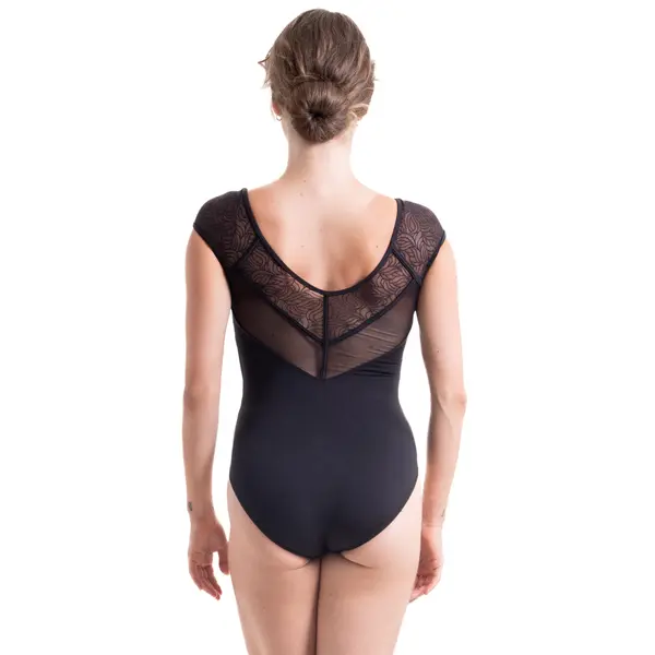 Seville strap back leotard, dámsky dres s rukávom