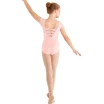 Mirella M414C, 3 Bow back cap sleeve leotard, detský baletný dres Mirella M414C, 3 Bow back cap sleeve leotard, detský baletný dres
