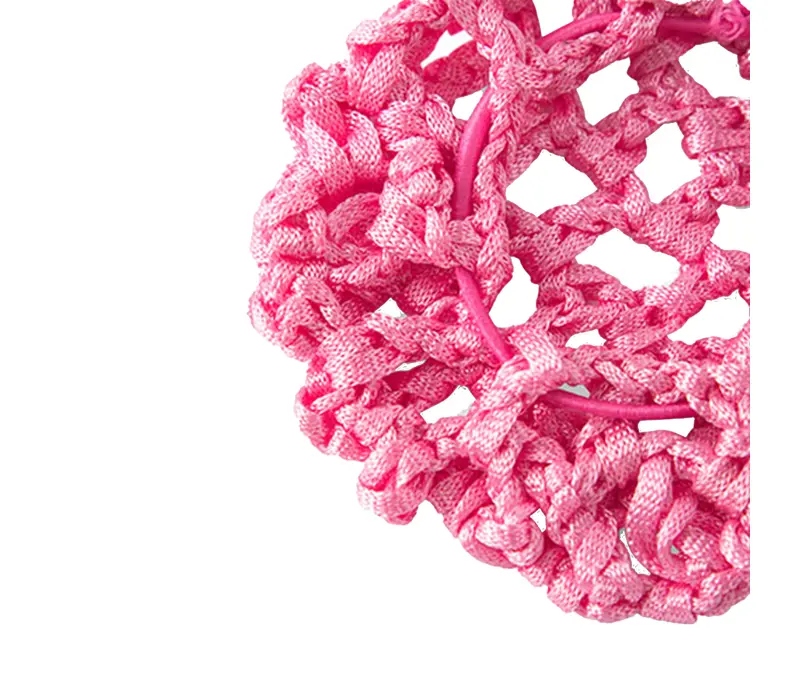 Rumpf Bun cover, farebná sieťka na konťu - Ružová - pink