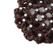 Rumpf Bun cover, farebná sieťka na konťu s kryštálom Rumpf Bun cover, farebná sieťka na konťu s kryštálom