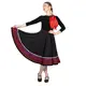 Sansha Constanza L0804P, charakterová sukňa - Čierno/ružová Sansha
