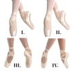 So Danca Alina I, baletné špičky s nižším boxom U strih