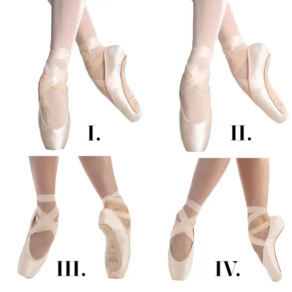 So Danca Alina I, baletné špičky s nižším boxom U strih