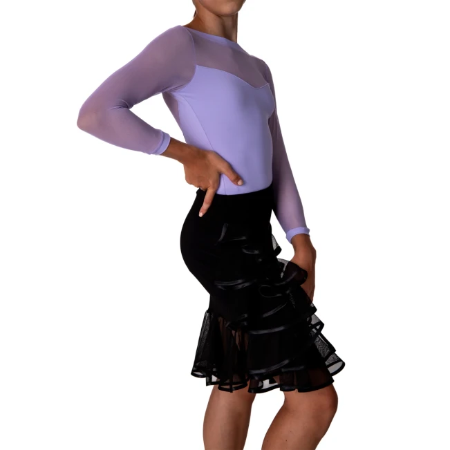 So Danca Elise ballroom, dievčenský dres s trojštvrťovým rukávom So Danca Elise ballroom, dievčenský dres s trojštvrťovým rukávom
