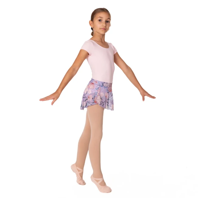 So Danca Lupica, sukňa pre dievčatá So Danca Lupica, sukňa pre dievčatá - Floral lavender SoDanca