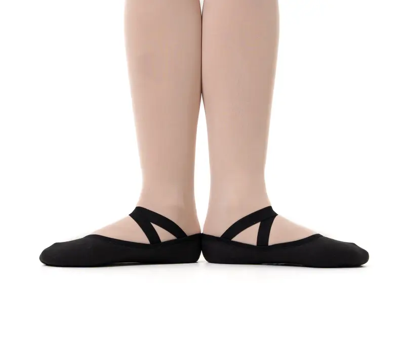 So Danca SD16, dámske elastické baletné cvičky - Čierna