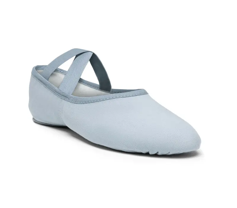 So Danca SD16, pánske elastické baletné cvičky - Svetlo šedá SD